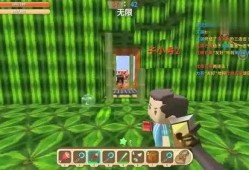 迷你世界吃瓜少女,瓜田里的青春少女