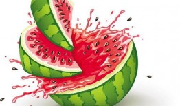 小朋友吃瓜图画,小朋友的欢乐吃瓜时光