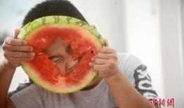 小朋友吃瓜图画,小朋友的欢乐吃瓜时光